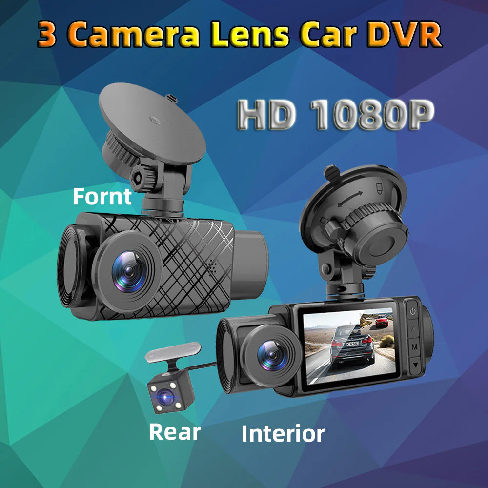 Compact Car Camera 2 Inch Display Full HD